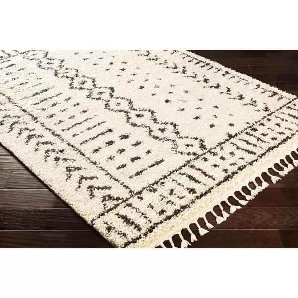 imageLivabliss Orlantha Bohemian Shag Area Rug2 x 211quot CharcoalBeigeCharcoalBeige