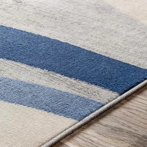imageLivabliss Zara Modern Geometric Area Rug43quot x 511quotNavyNavy