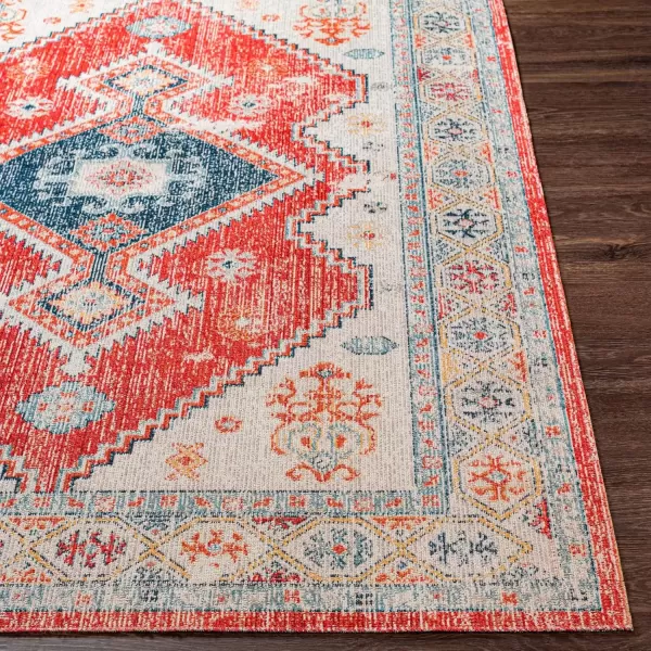 imageArtistic Weavers Huntington Beach Outdoor Bohemian Medallion Area Rug53quot x 7Red