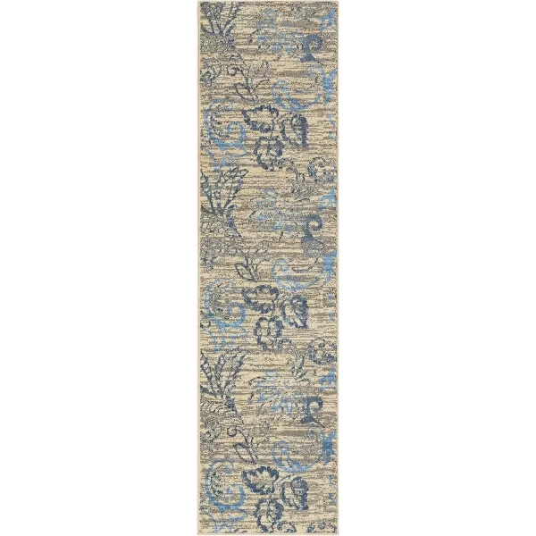 imageDeacon Coffee Bean Transitional Area Rug 2 x 33Blue