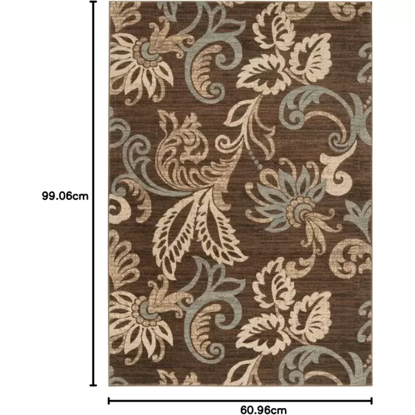 imageDeacon Coffee Bean Transitional Area Rug 2 x 33Brown