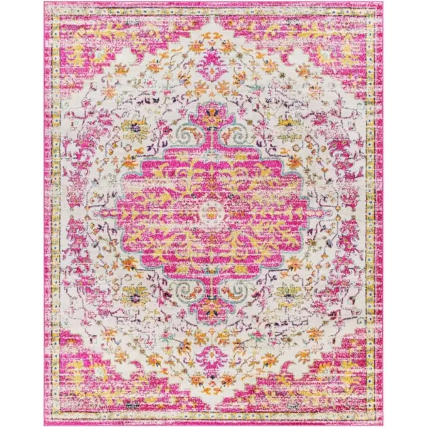 imageLivabliss Covenhill Vintage Medallion Area Rug 53quot x 71quot PinkPink