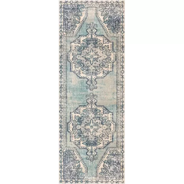 imageLivabliss Farouk Area Rug 53quot x 74quot RedBlueTeal  Navy