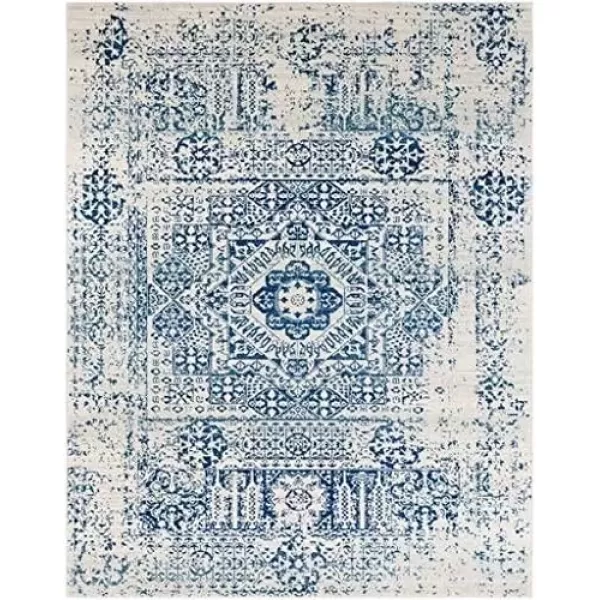 imageValeria Teal and Beige Updated Traditional Area Rug 2 x 3Blue