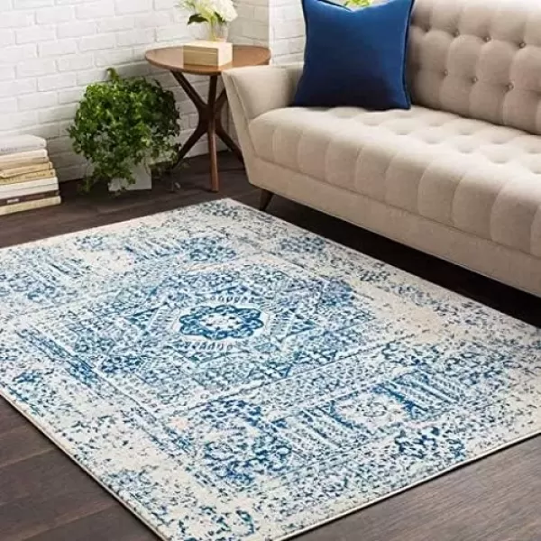 imageValeria Teal and Beige Updated Traditional Area Rug 2 x 3Blue