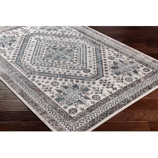 imageArtistic Weavers Marvel Vintage Oriental Area Rug 53quot x 73quot BlueBlueCharcoal