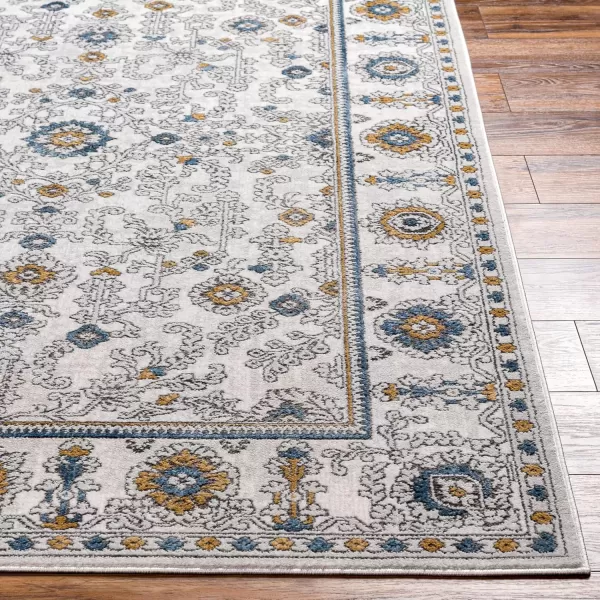 imageArtistic Weavers Marvel Vintage Oriental Area Rug 53quot x 73quot BlueBlueMustard