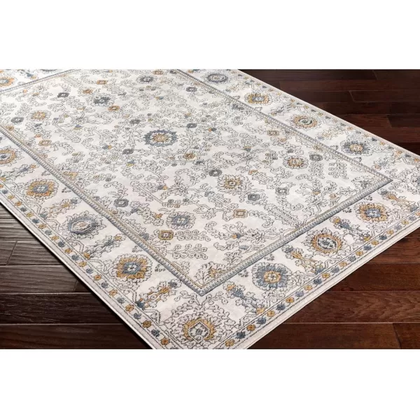 imageArtistic Weavers Marvel Vintage Oriental Area Rug 53quot x 73quot BlueBlueMustard