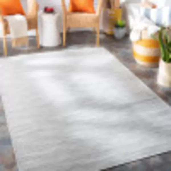 imageArtistic Weavers Oswin Outdoor Traditional Area Rug 51quot x 7 GreenLight Gray