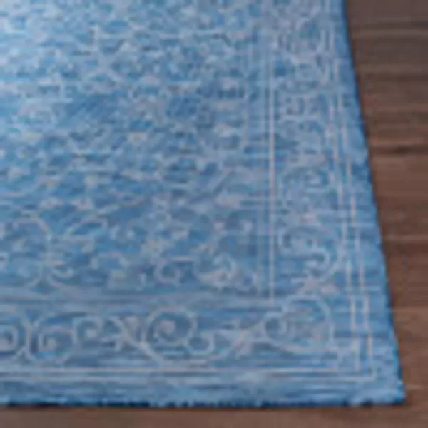 imageArtistic Weavers Rita Outdoor Traditional Area Rug 51quot x 7 BlueBlue