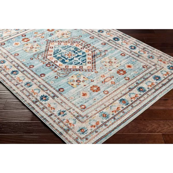 imageArtistic Weavers Tevazu Vintage Area Rug53quot x 7Light BlueLight Blue