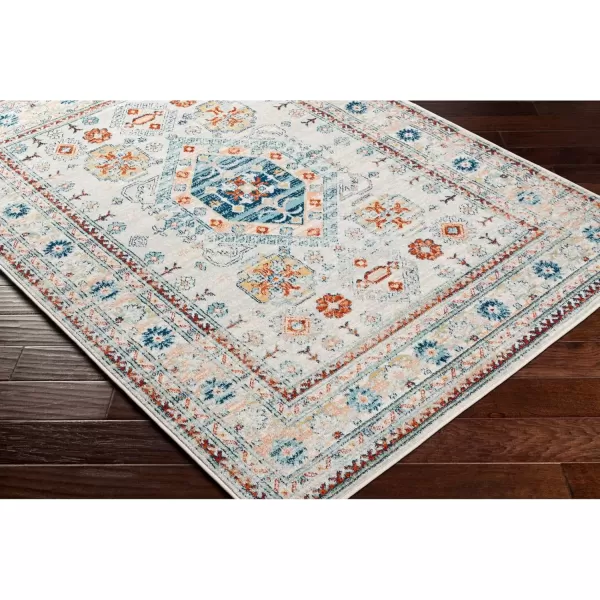 imageArtistic Weavers Tevazu Vintage Area Rug53quot x 7Light BlueLight Gray