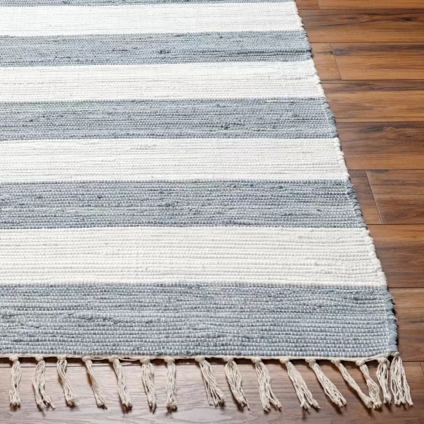 imageLivabliss Cotone Cottage Striped Area Rug5 x 76quot BlueGrayBluegray