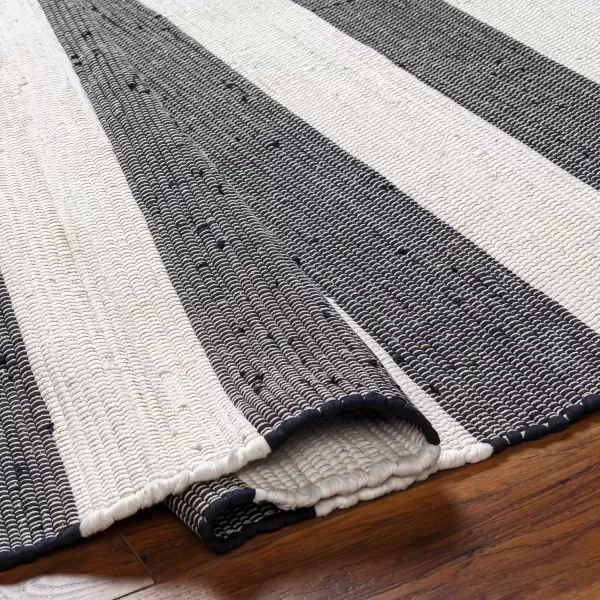 imageLivabliss Cotone Cottage Striped Area Rug5 x 76quot BlueGrayCharcoal