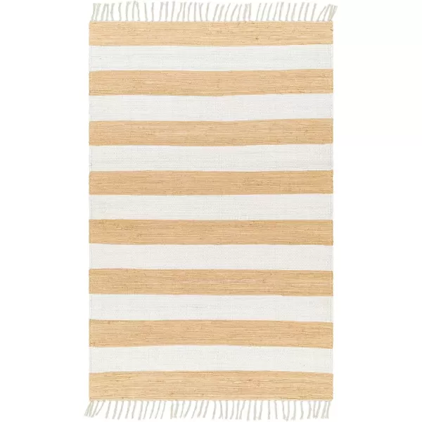 imageLivabliss Cotone Cottage Striped Area Rug5 x 76quot BlueGrayMustard