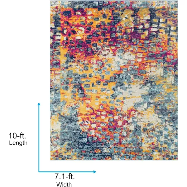 imageLivabliss Daiwai Multi Area Rug 53quot x 71quotMulti Color