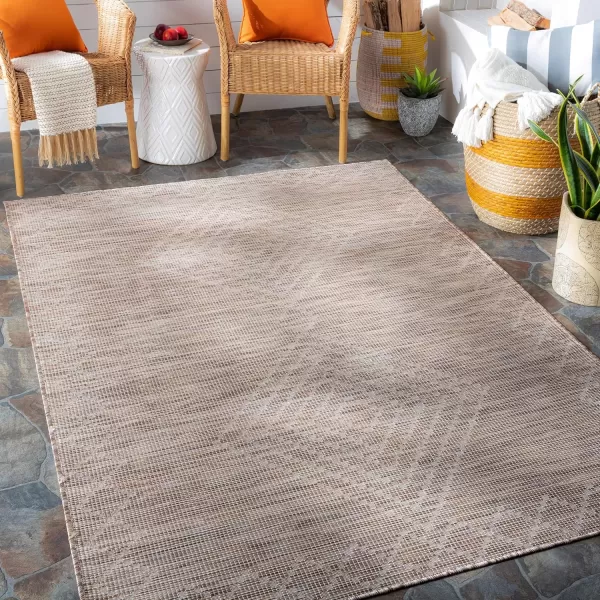 imageLivabliss Danae Cade IndoorOutdoor Area Rug 51quot x 7 GreenMedium Gray