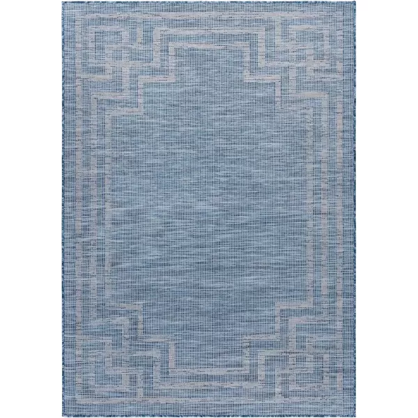 imageLivabliss Fleet Outdoor Traditional Area Rug 51quot x 7 Blue