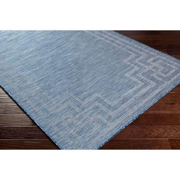 imageLivabliss Fleet Outdoor Traditional Area Rug 51quot x 7 Blue