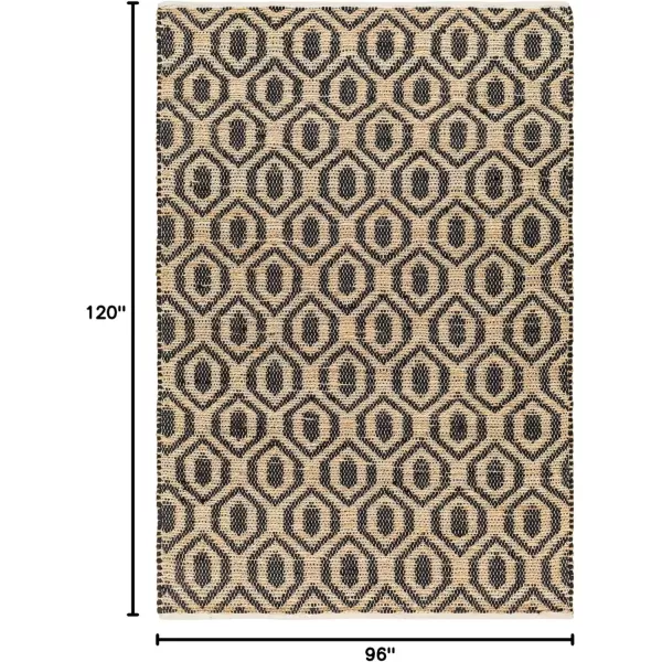 imageLivabliss Jean Modern Minimalist Area Rug5 x 76quot BlueBeigeBlackBeige