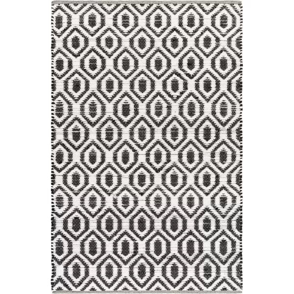 imageLivabliss Jean Modern Minimalist Area Rug5 x 76quot BlueBeigeBlackWhite