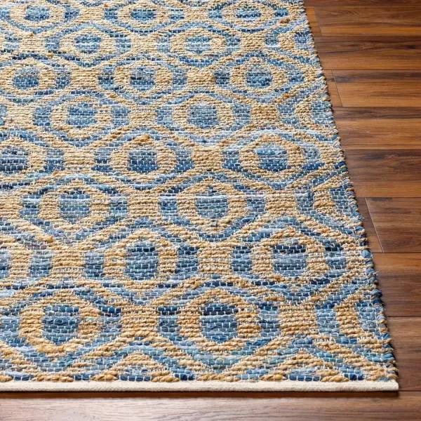 imageLivabliss Jean Modern Minimalist Area Rug5 x 76quot BlueBeigeBlueBeige