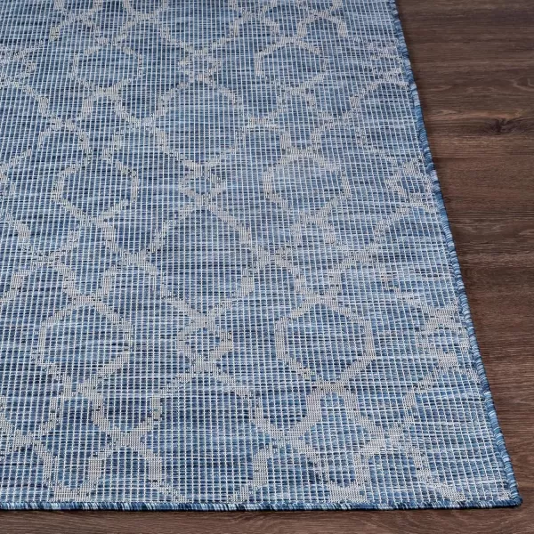 imageLivabliss Lasma Outdoor Traditional Area Rug 51quot x 7 Blue