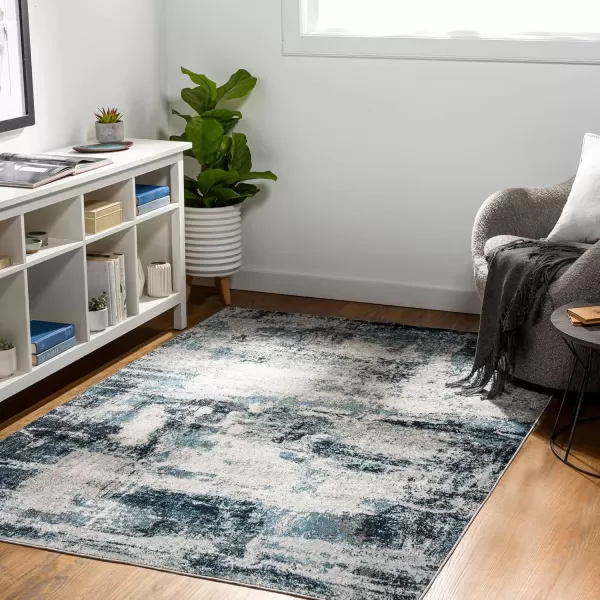 imageLivabliss Lavadora Vintage Washable Area Rug 53quot x 7 Blue 5 x 753 x 7