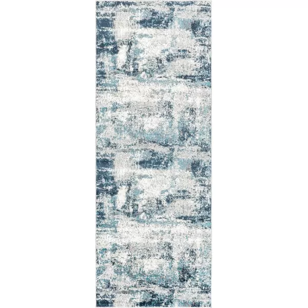 imageLivabliss Lavadora Vintage Washable Area Rug 53quot x 7 Blue 5 x 773 x 27 Runner