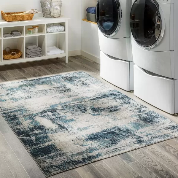 imageLivabliss Lavadora Vintage Washable Area Rug 53quot x 7 Blue 5 x 773 x 27 Runner