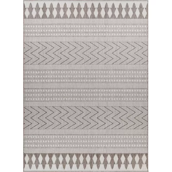 imageLivabliss Long Beach Area Rug 53quot x 7 Dark BlueTealTaupeBrown