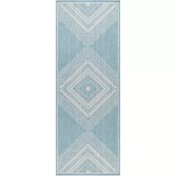 imageLivabliss Long Beach Global Area Rug 53quot x 7 Blue 5 x 7Blue