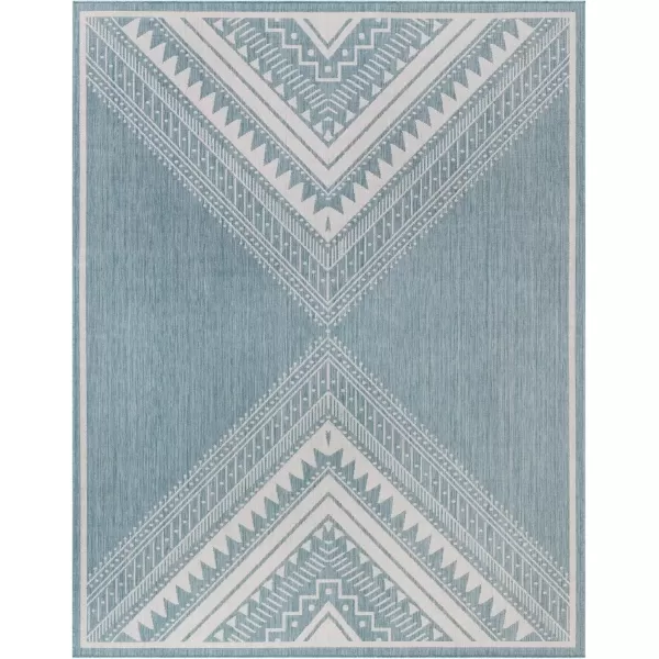 imageLivabliss Long Beach Global Area Rug 53quot x 7 Blue 5 x 7Blue