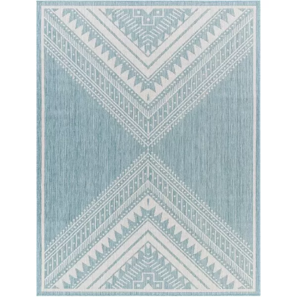 imageLivabliss Long Beach Global Area Rug 53quot x 7 Blue 5 x 7Blue