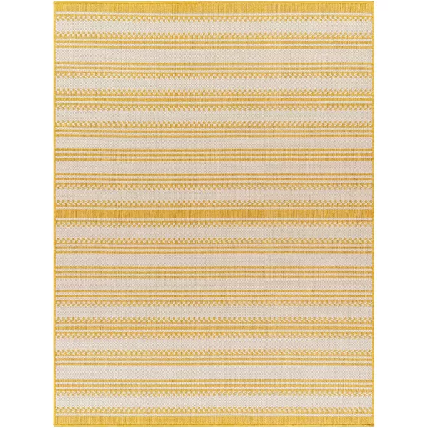 imageLivabliss Long Beach Global Area Rug 53quot x 7 BlueCream 5 x 7YellowCream