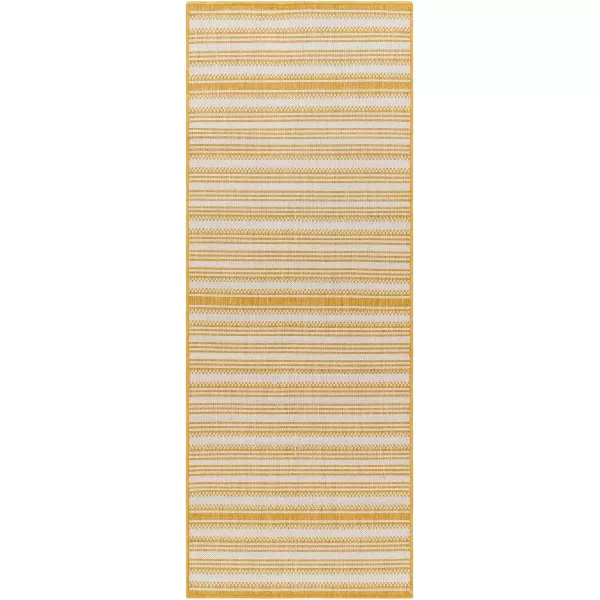 imageLivabliss Long Beach Global Area Rug 53quot x 7 BlueCream 5 x 7YellowCream