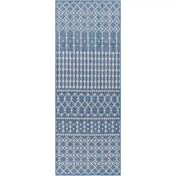 imageLivabliss Long Beach Global Area Rug 53quot x 7 BlueGray 5 x 7BlueGray