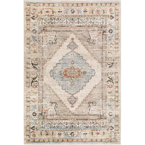 imageLivabliss Pertek Traditional Area Rug 53quot x 7 BlueRust