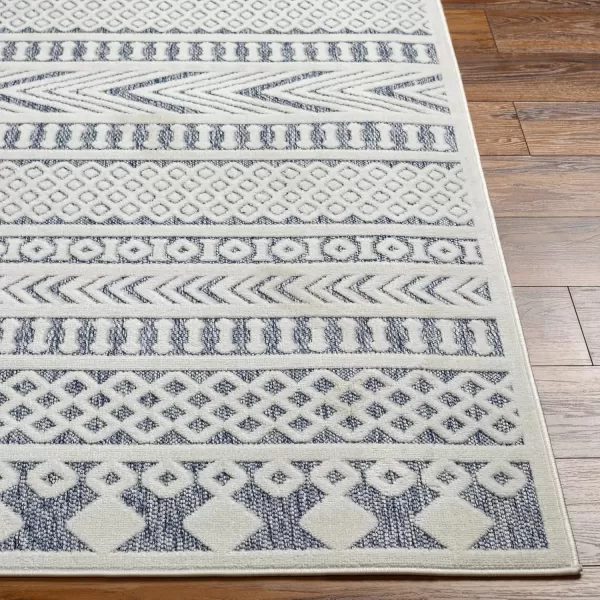 imageLivabliss San Diego Modern Area Rug 53quot x 7 BlueWhite 5 x 7