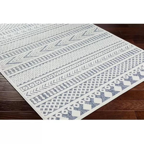 imageLivabliss San Diego Modern Area Rug 53quot x 7 BlueWhite 5 x 7