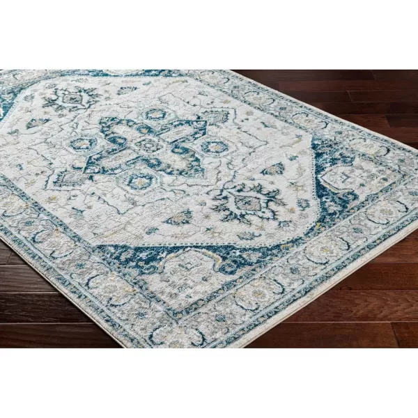 imageLivabliss San Francisco Vintage Area Rug 53quot x 7 Blue 5 x 7Blue