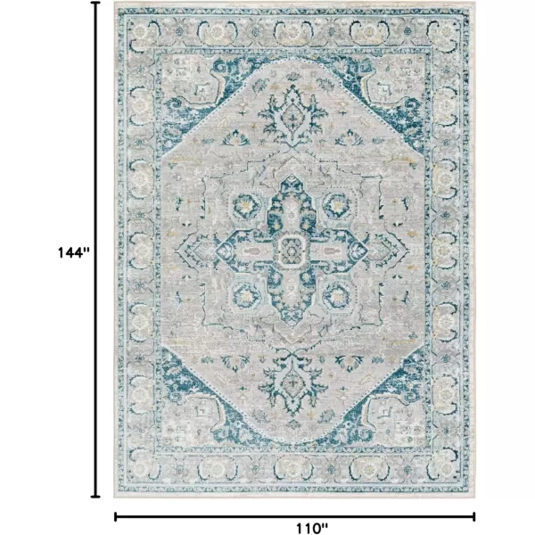 imageLivabliss San Francisco Vintage Area Rug 53quot x 7 Blue 5 x 7Blue