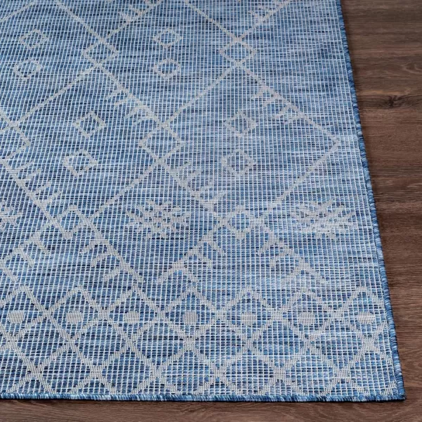 imageLivabliss Sandira Outdoor Global Area Rug 51quot x 7 Blue