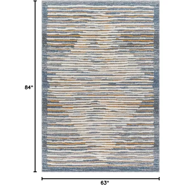 imageLivabliss Valet Area Rug 53quot x 7 BlueMulti53 X 7