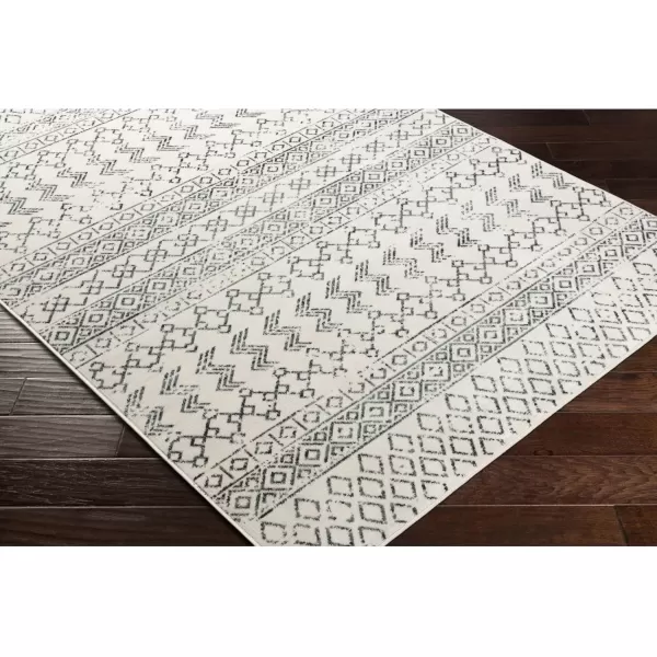 imageRedondo Beach Outdoor Boho Area Rug53quot x 7Light GreyBlueCreamCharcoal