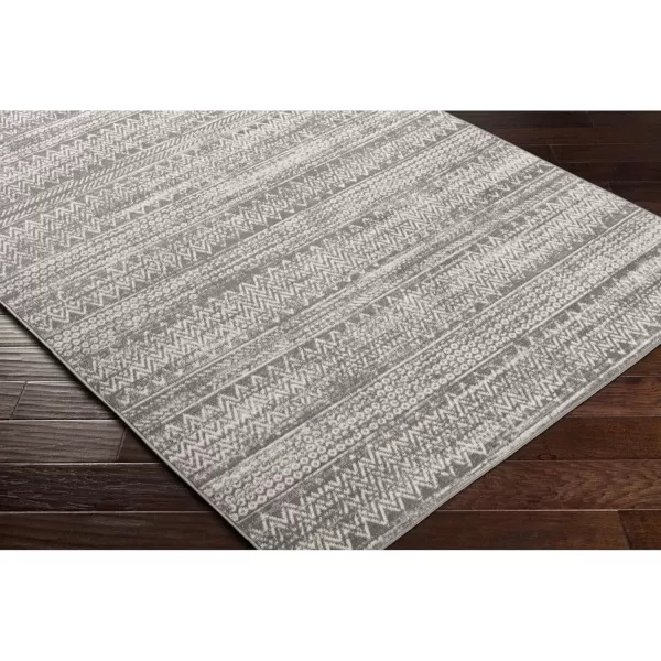 imageRedondo Beach Outdoor Boho Area Rug53quot x 7Light GreyBlueTaupe