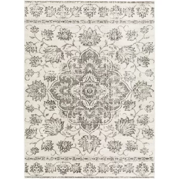 imageRedondo Beach Outdoor Boho Area Rug53quot x 7Light GreyBlueTaupeCream