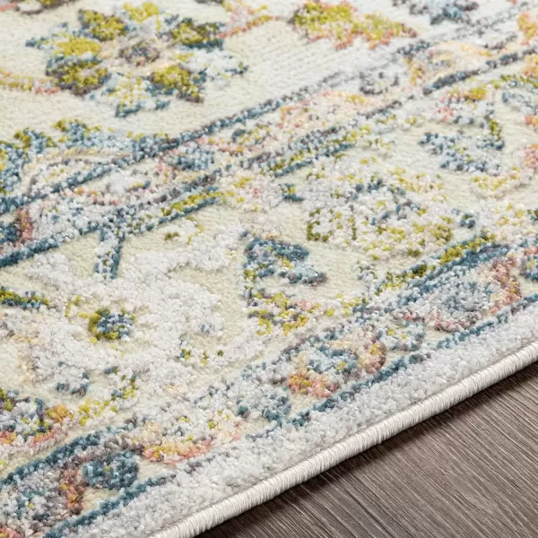 imageLivabliss Arae GreenLight Blue Area Rug 53quot x 73quotGreen  Light Blue