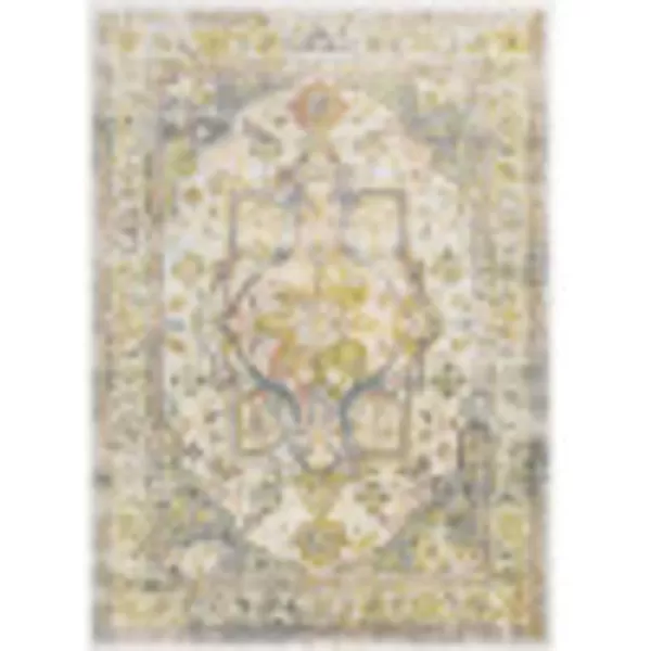 imageLivabliss Arae GreenLight Blue Area Rug 53quot x 73quotGreen  Light Blue