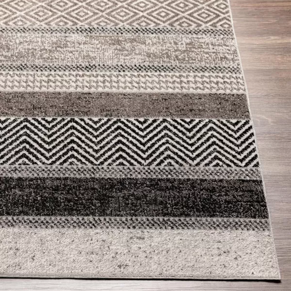 imageLivabliss Lavadora Abstract Machine Washable Area Rug53quot x 7Gray27 x 73